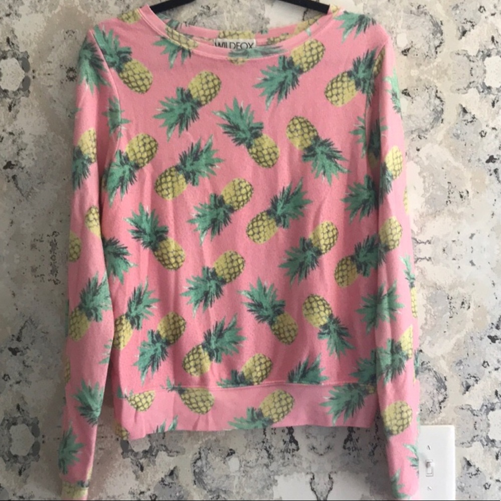 Wildfox Pineapple Sweatshirt - Small